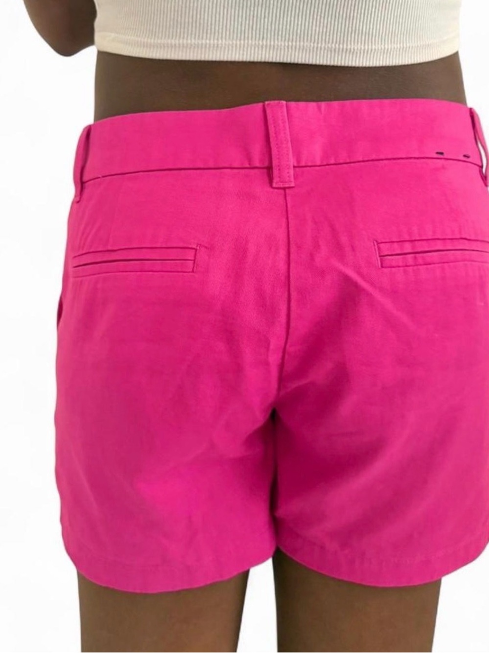 J. Crew Vibrant Hot Pink Tailored Bermuda Shorts - Picture 4 of 5